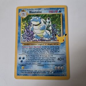 Blastoise #2 Pokemon Celebrations Holo Card